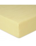 Prześcieradło frotte 160x200 z gumką jasnożółte Premium Matex