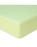 Prześcieradło frotte 140x200 z gumką limonkowe Premium Matex