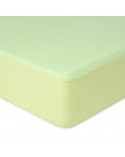 Prześcieradło frotte 140x200 z gumką limonkowe Premium Matex