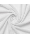 Prześcieradło frotte 90x200 z gumką białe Classic Matex