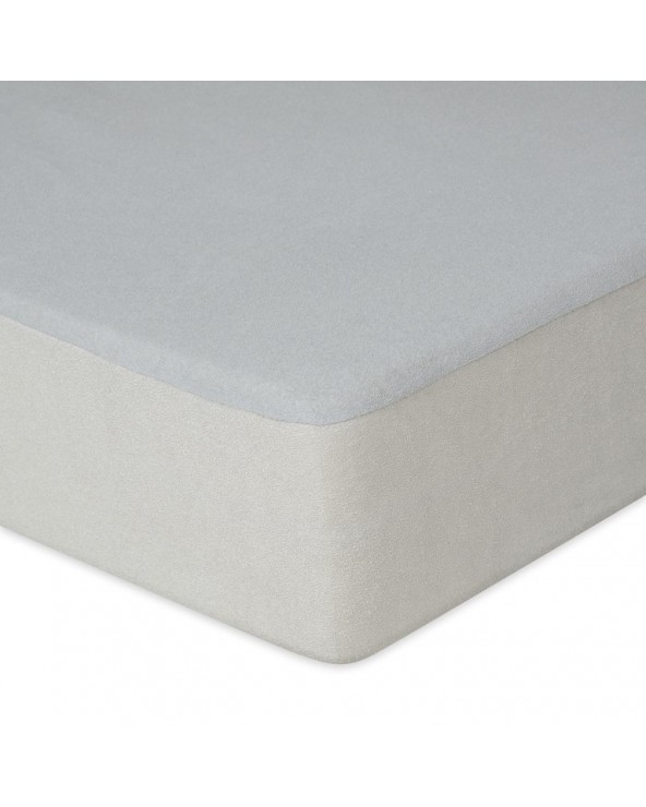 Prześcieradło frotte 90x200 z gumką popielate Classic Matex