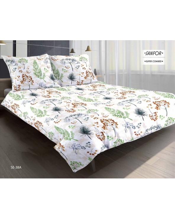 Pościel satyna bawełniana 200x220 + 2x70x80 Exclusive TM0212_SE38A Matex Pościel satyna bawełniana 200x220 + 2x70x80 Exclusive TM0212_SE38A