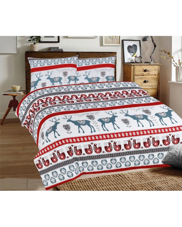 Pościel flanela bawełniana 160x200 + 2x70x80 TM0238_F78A Matex Pościel flanela bawełniana 160x200 + 2x70x80 TM0238_F78A