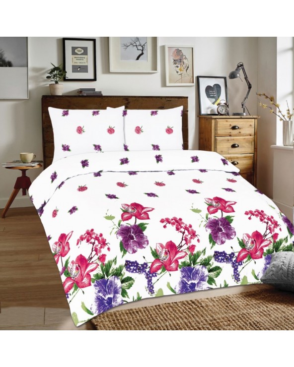 Pościel flanela bawełniana 200x220 + 2x70x80 TM0246_F69A Matex Pościel flanela bawełniana 200x220 + 2x70x80 TM0238_F69A
