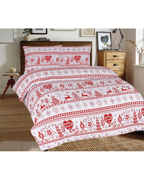 Pościel flanela bawełniana 200x220 + 2x70x80 TM0246_F81A Matex Pościel flanela bawełniana 200x220 + 2x70x80 TM0238_F81A