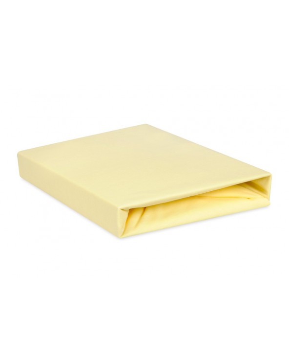 Prześcieradło nieprzemakalne jersey 90x200x20 z gumką kremowe MATEX