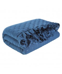 Narzuta Libi 170x210 granat z falbanami