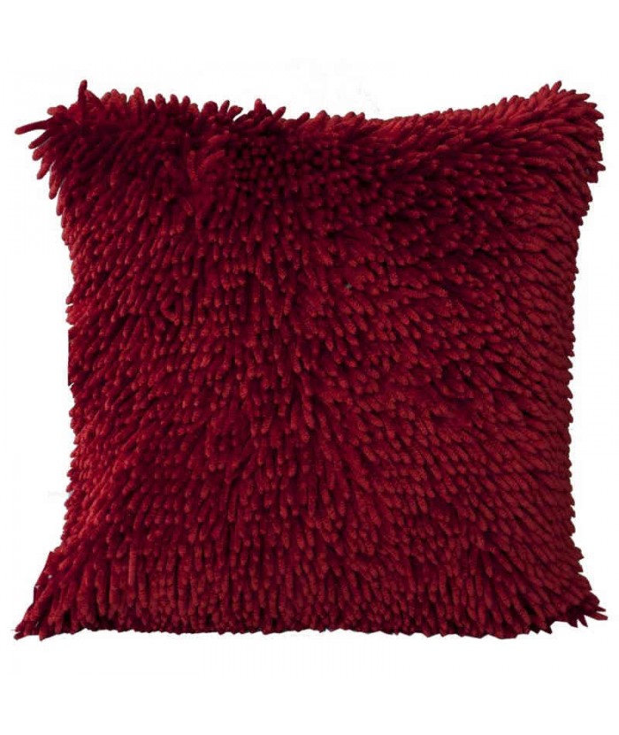 Poszewka z frędzlami Shaggy 40x40 czerwień