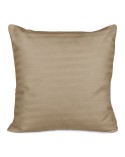 Poszewka satyna bawełniana 40x40 Cizgili light brown