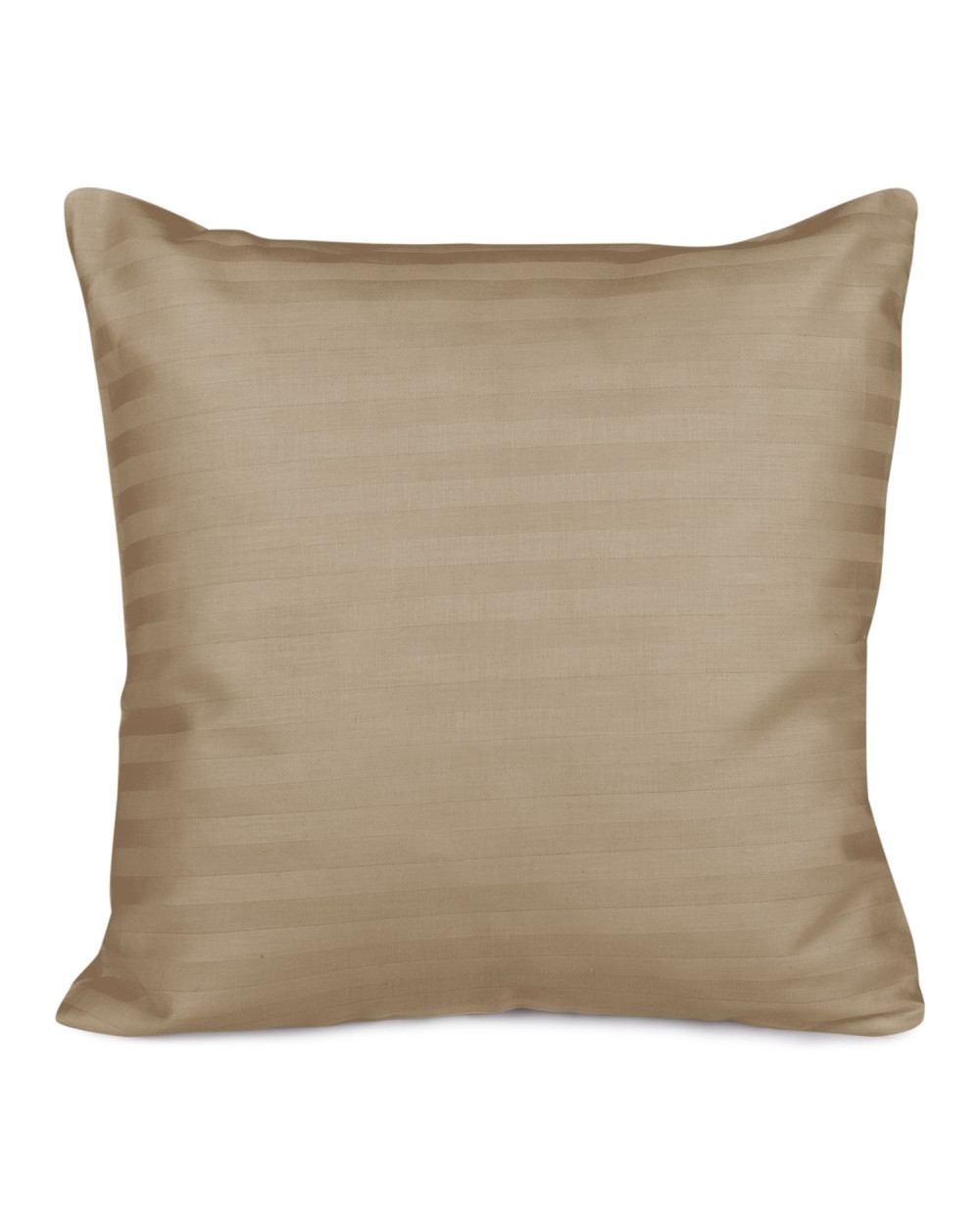 Poszewka satyna bawełniana 40x40 Cizgili light brown