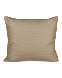 Poszewka satyna bawełniana 70x80 Cizgili light brown