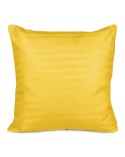 Poszewka satyna bawełniana 40x40 CIZGILI mustard