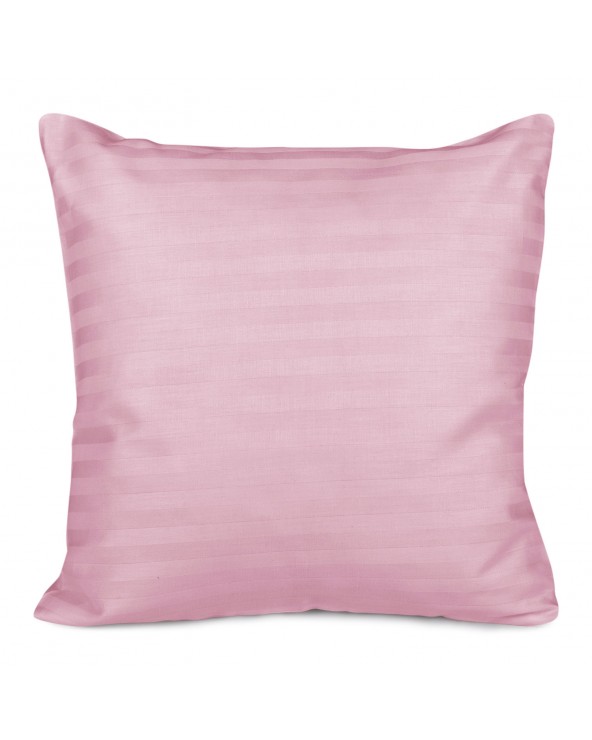 Poszewka satyna bawełniana 40x40 CIZGILI pink