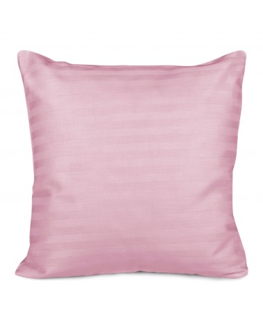 Poszewka satyna bawełniana 40x40 CIZGILI pink