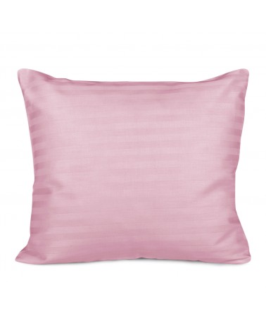 Poszewka satyna bawełniana 50x60 CIZGILI pink