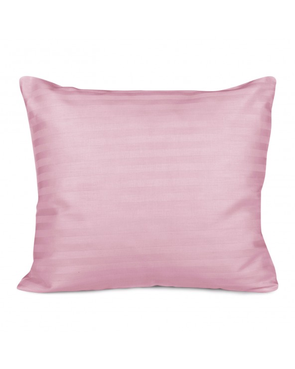 Poszewka satyna bawełniana 70x80 CIZGILI pink