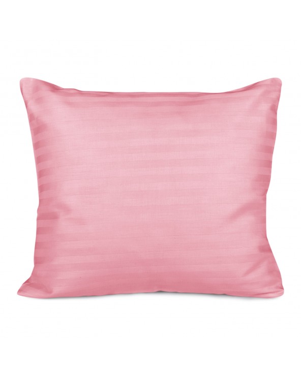 Poszewka satyna bawełniana 70x80 CIZGILI pudra