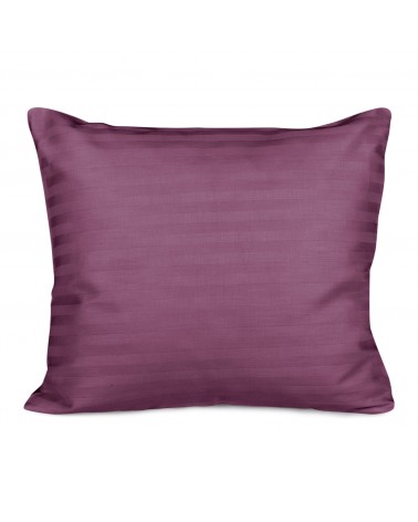 Poszewka satyna bawełniana 70x80 CIZGILI rose