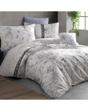 Pościel bawełna 160x200 + 2x70x80 Alegra Grey Exclusive
