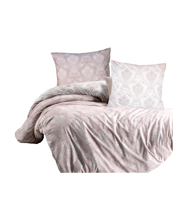 Pościel bawełniana 200x220 + 2x70x80 Almina Pink Exclusive