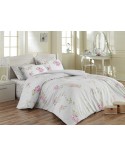 Pościel bawełniana 200x220 + 2x70x80 Jasmine Pink Exclusive