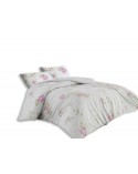 Pościel bawełniana 200x220 + 2x70x80 Jasmine Pink Exclusive