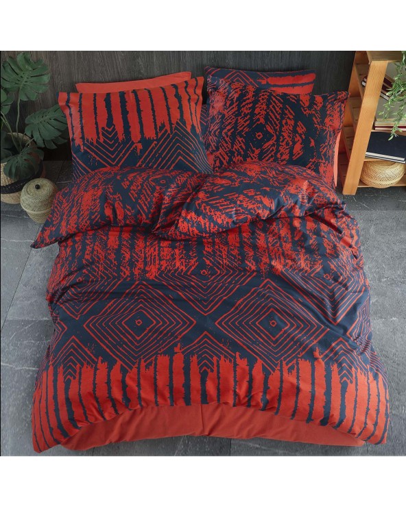 Pościel bawełniana 160x200 + 2x70x80 Modenna Red Exclusive Darymex Pościel bawełniana 160x200 + 2x70x80 Modenna Red Exclusive