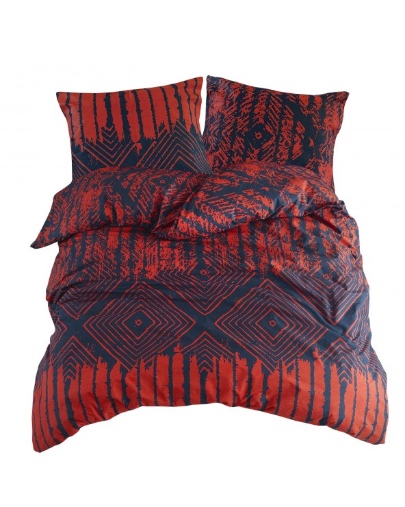 Pościel bawełniana 160x200 + 2x70x80 Modenna Red Exclusive Darymex Pościel bawełniana 160x200 + 2x70x80 Modenna Red Exclusive