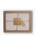 Pościel z falbanami 200x220 + 2x70x80 Stonewashed Natural Cream