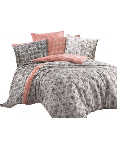 Pościel bawełniana 200x220 + 2x70x80 Octavia Grey Exclusive