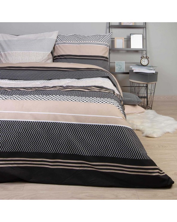 Pościel bawełna 160x200 + 2x70x80 Zigo Beige Exclusive