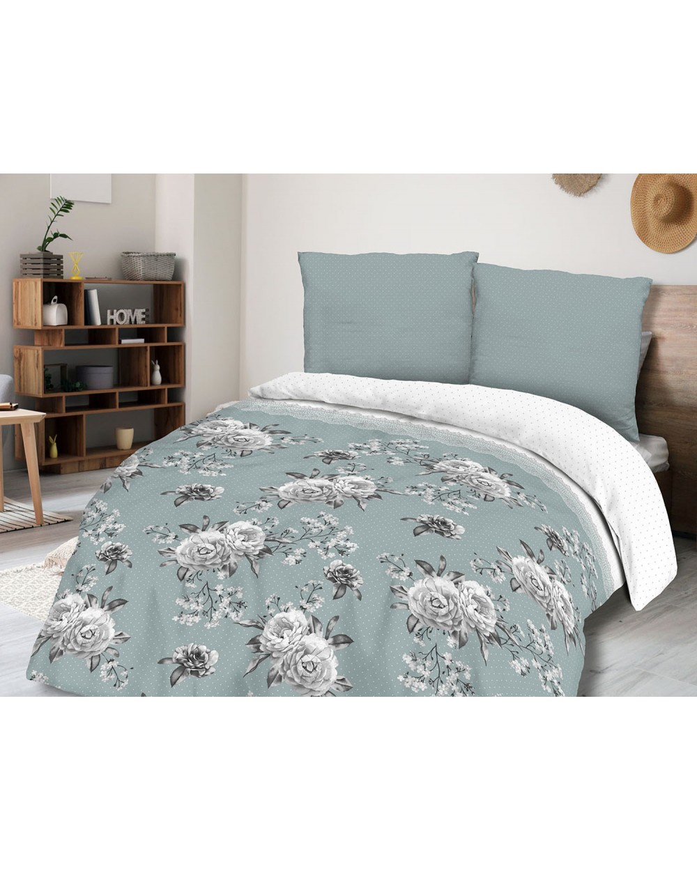 Pościel satyna bawełniana 200x220 + 2x70x80 1494-1