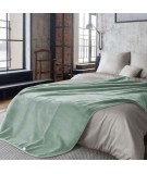 Koc pluszowy PIERRE CARDIN Clara 220x240 jasny zielony