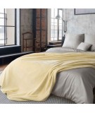 Koc pluszowy PIERRE CARDIN Maja 220x240 naturalny