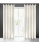 Zasłona welwetowa Villa 140x250 kremowa z przelotkami