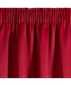 Zasłona zaciemniająca blackout Parisa 135x270 czerwona