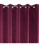 Zasłona welwetowa Villa 140x250 bordo z przelotkami