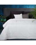 Narzuta velvet 170x210 Kristin 2 biała