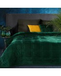 Narzuta velvet 170x210 Kristin 2 ciemnozielona