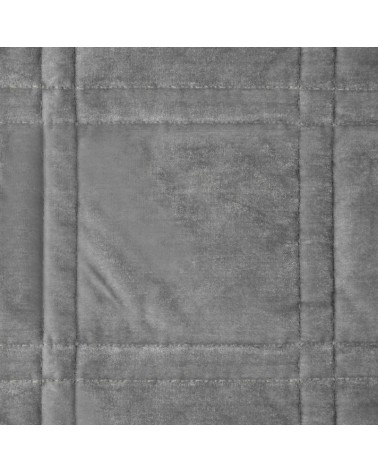 Narzuta velvet 170x210 Kristin 2 srebrna