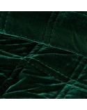 Narzuta velvet 220x240 Kristin 2 ciemnozielona