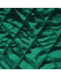 Narzuta velvet 220x240 Kristin 3 ciemnozielona