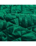 Narzuta velvet 220x240 Kristin 3 ciemnozielona