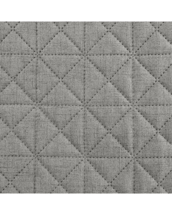 Narzuta mikrofibra 220x240 Len 2 stalowa