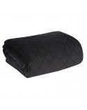 Narzuta velvet 170x210 Milo czarna