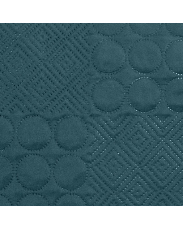 Narzuta mikrofibra 200x220 Boni 5 ciemnoturkusowa Eurofirany Narzuta mikrofibra 200x220 Boni 5 ciemnoturkusowa