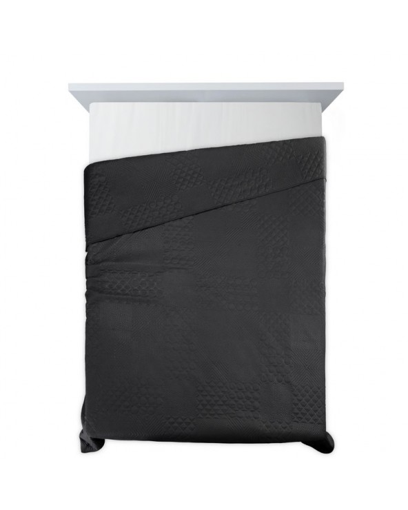 Narzuta mikrofibra 200x220 Boni 5 czarna
