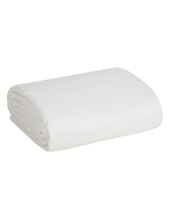 Narzuta mikrofibra 220x240 Boni 6 biała Eurofirany Narzuta mikrofibra 220x240 Boni 6 biała