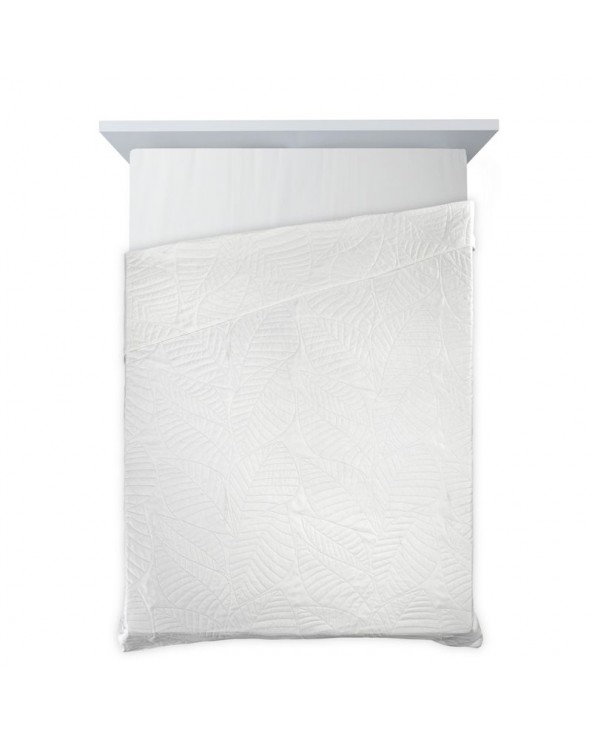 Narzuta mikrofibra 220x240 Boni 6 biała Eurofirany Narzuta mikrofibra 220x240 Boni 6 biała