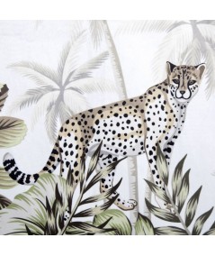 Zasłona welwetowa Jungle 140x250 z przelotkami